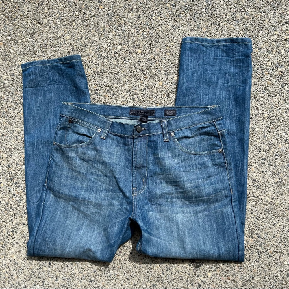 pd & c Slim Straight Jeans (Paper Denim & Cloth) Size 38 x 32 GUC